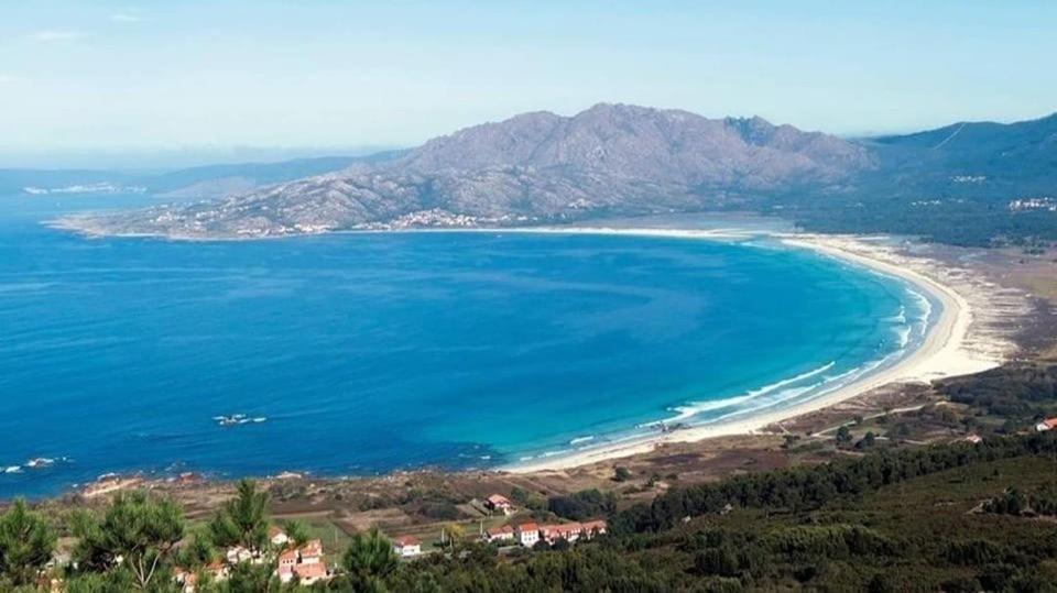 La Casita Alere En Playa Carnota Con Patio Y Barbacoa Villa Buitenkant foto